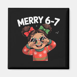 Imán Lindo 6 7 Seis Siete Meme Navidad Mujeres Hombres 