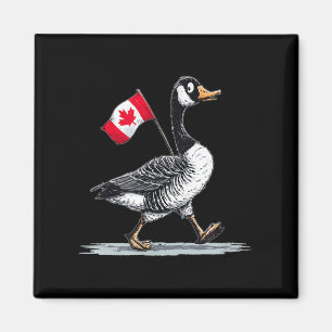 Imán Lindo aspecto animal de Canadá con ganso de Guay