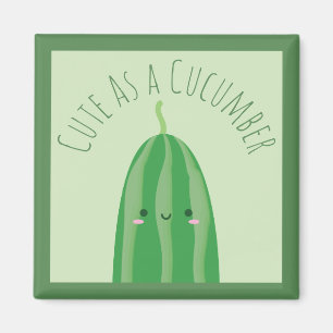 Imán Lindo como pepino Cutecumber divertido