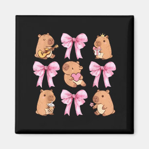 Imán Lindo Coquette Nk Lazo Kawaii Amante del Capibara 