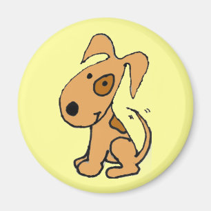 Imán lindo del diseño del perrito que menea AB