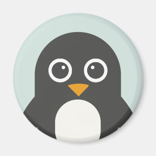 Imán lindo del pingüino