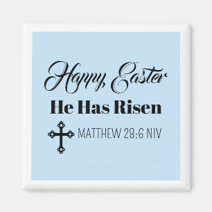 Imán Lindo Feliz Pascua Ha Resucitado Versículo Bíblico