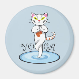 Imán Lindo gato yoga