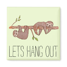 Lindo par de manchas de bebé en una rama de árbol