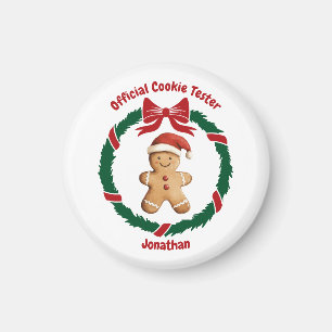 Imán Lindo probador oficial de galletas de Navidad