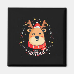 Imán Lindo Reno Merry Navidad Feliz Navidad Año Nuevo
