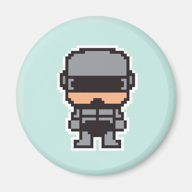 Imán Lindo robotCop pixelado  (Frente)