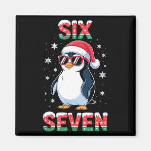 Imán Lindo Seis Siete 67 Pingüinos Niños Navidad Fiesta