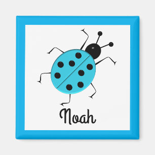 Imán lindos ladybugs, almohada de tiro personalizada