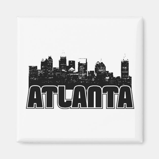 Imán Línea aérea de Atlanta (Frente)