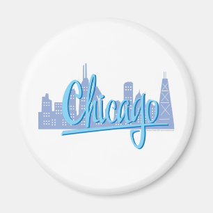 Imán Línea aérea de Chicago Windy City