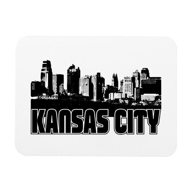Imán Línea aérea de Kansas City (Horizontal)