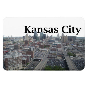 Imán Línea aérea de Kansas City con la ciudad de Kansas