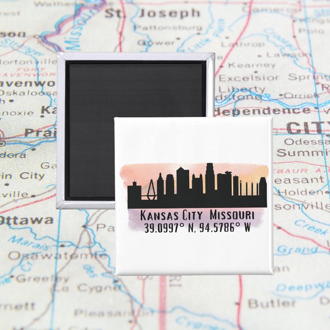 Imán Línea aérea de Kansas City MO City (Subido por el creador)
