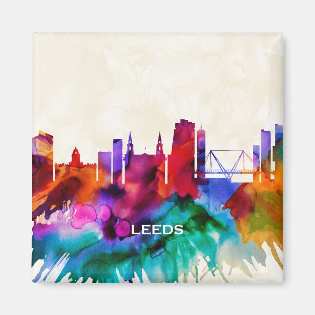 Imán Línea aérea de Leeds (Frente)