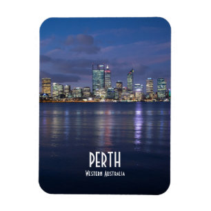 Imán Línea aérea de Perth City