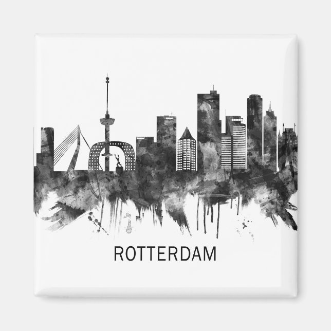 Imán Línea aérea de Rotterdam (Frente)
