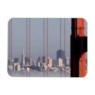 Imán Línea aérea de San Francisco desde el puente Golde