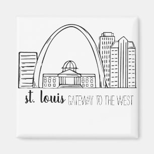 Imán Línea aérea de St. Louis