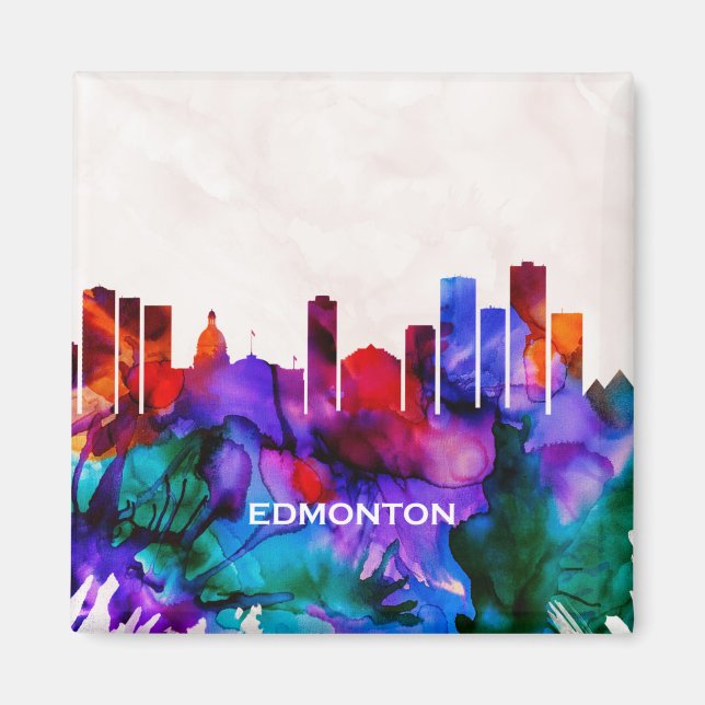 Imán Línea aérea Edmonton (Frente)