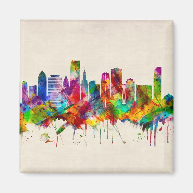 Imán Línea aérea Miami Florida (Frente)