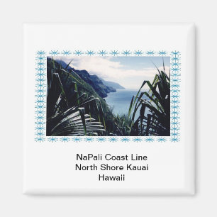Imán Línea Costera Magnet-NaPali, Kauai, Hawaii