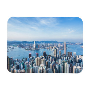 Imán Línea costera Tsim Sha Tsu, isla de Hong Kong, A