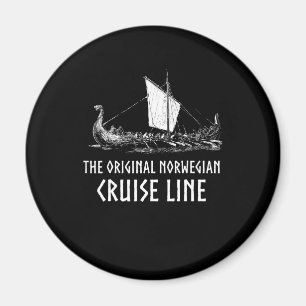Imán Línea De Crucero De Buques Viseros Odin Y Valhall