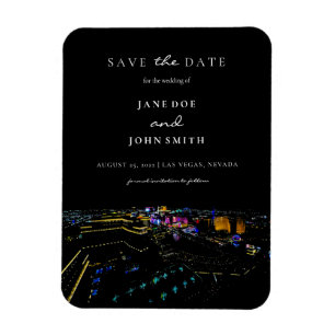 Imán Línea De Esquina De Las Vegas Guardar El Magnet De