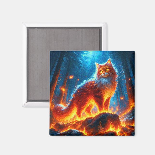 Imán Línea de fuego encantada (Anverso/Reverso)
