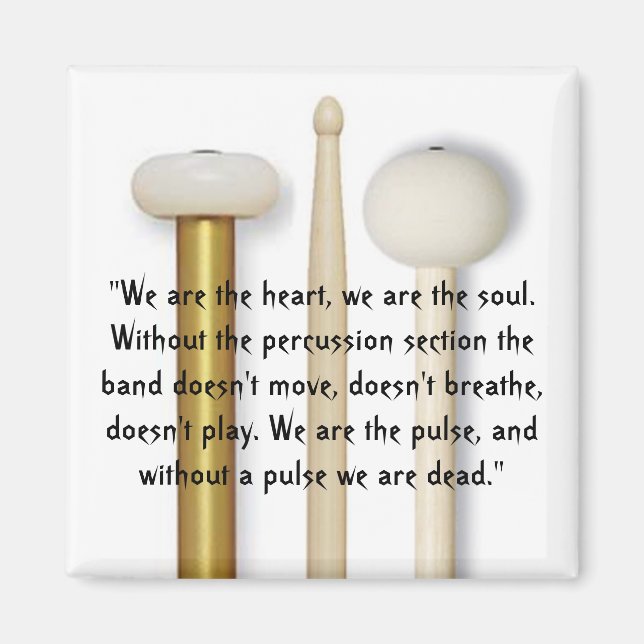 Imán Línea de tambor (Frente)