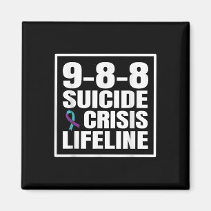 Imán Línea de vida para crisis y suicidio Prevención de