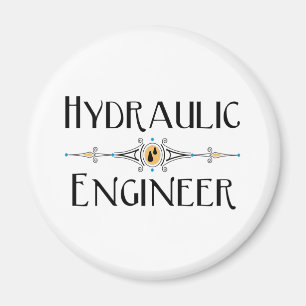 Imán Línea decorativa de ingeniero hidráulico