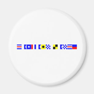 Imán línea del capitán del indicador de código