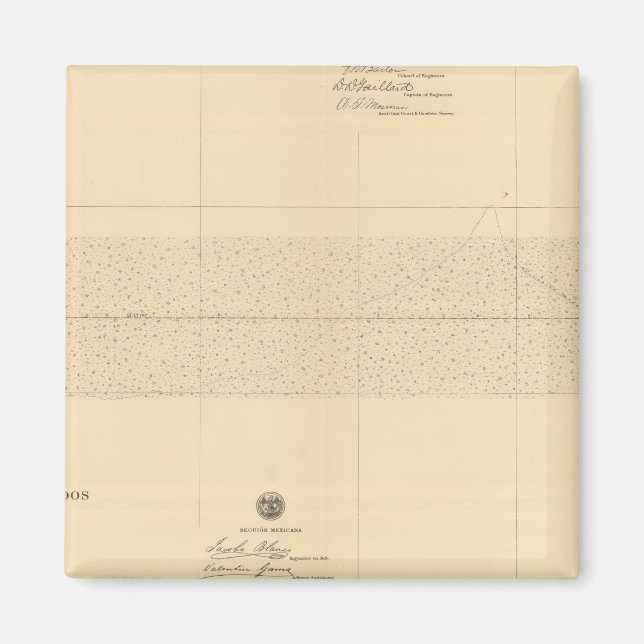Imán Línea Divisoria entre México 1 (Frente)