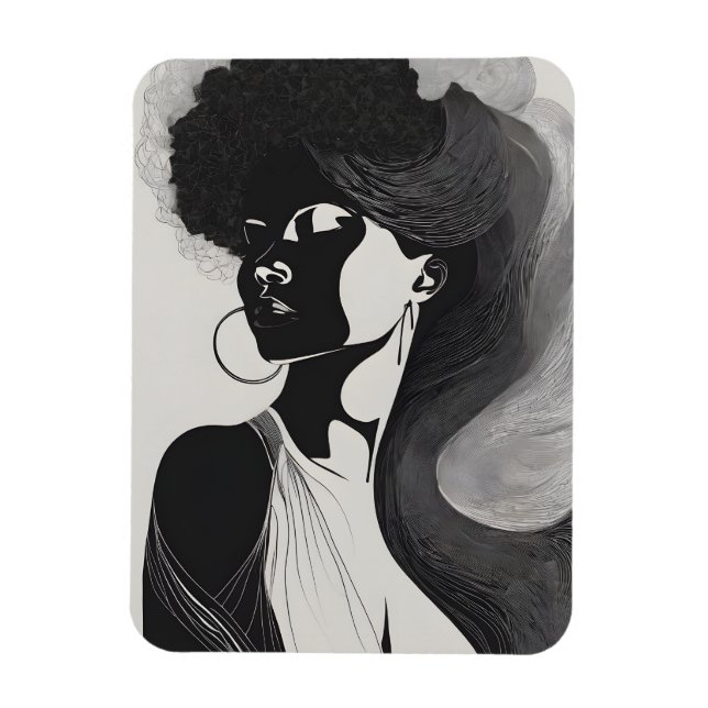 Imán Línea femenina (Vertical)