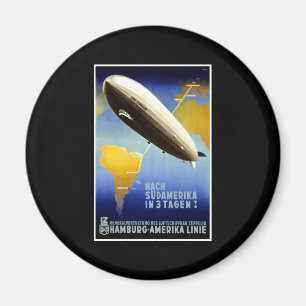 Imán Línea HAPAG de Hamburgo Amerika Linie Hamburgo