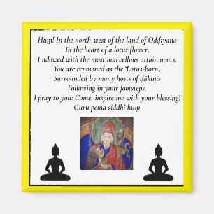 Imán Línea Rinpoche y siete rezo de Guru /Padmasambhav