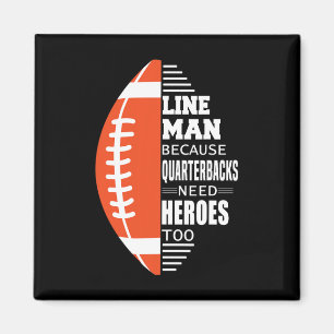 Imán Lineman De Fútbol Americano Porque Quarterbacks Ne