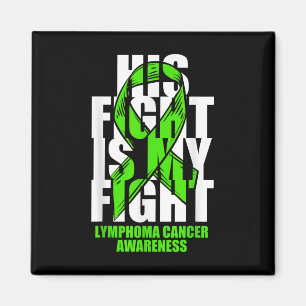 Imán Linfoma Cáncer Conciencia Lime Cinta Verde Su Fi