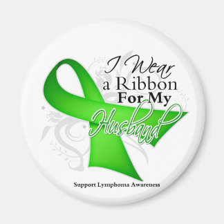 Imán Linfoma Lime Green Ribbon