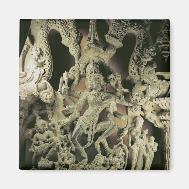 Imán Lintel con Shiva Nataraja, dinastía Kakatiya (Frente)