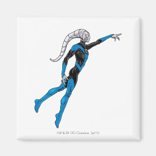 Imán Linterna azul 10