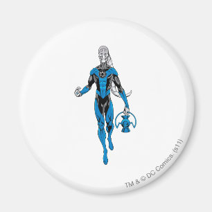 Imán Linterna azul 4