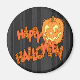 Imán Linterna de Jack o del feliz Halloween