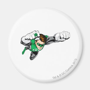 Imán Linterna verde: cómic, volando a la derecha
