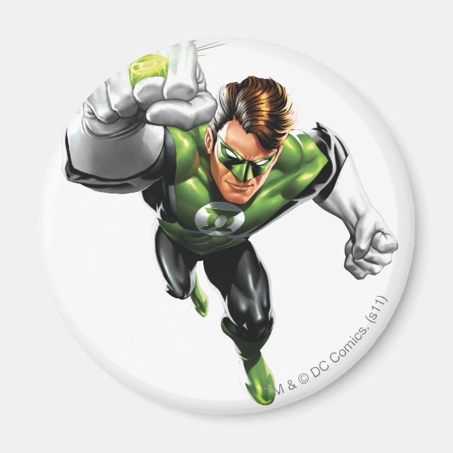 Imán Linterna verde: completamente representada, aument (Frente)