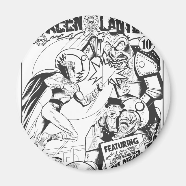 Imán Linterna verde contra el asistente de las probabil (Frente)