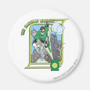 Imán Linterna verde - el guerrero esmeralda